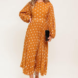 MOMENT MAKER WOVEN MIDI DRESS