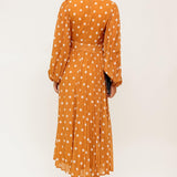 MOMENT MAKER WOVEN MIDI DRESS