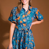 FLOWER GIRL WOVEN MINI DRESS