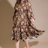CELESTIAL BEAUTY WOVEN MIDI DRESS