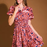 EXCEPTIONAL STATUS WOVEN MINI DRESS