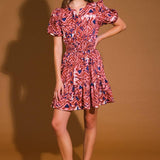 EXCEPTIONAL STATUS WOVEN MINI DRESS