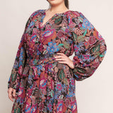 FLORAL BLISS WOVEN MINI DRESS