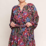 FLORAL BLISS WOVEN MINI DRESS