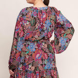 FLORAL BLISS WOVEN MINI DRESS
