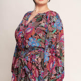 FLORAL BLISS WOVEN MINI DRESS
