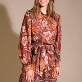 DESERT DAWN WOVEN MINI DRESS