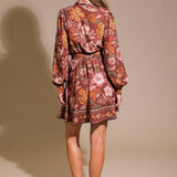 DESERT DAWN WOVEN MINI DRESS