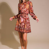DESERT DAWN WOVEN MINI DRESS