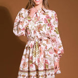 DESERT DAWN WOVEN MINI DRESS