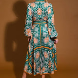 LOVE ESPRESSO WOVEN MIDI DRESS