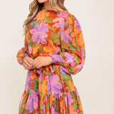 MUTED GARDEN WOVEN MINI DRESS
