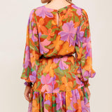 MUTED GARDEN WOVEN MINI DRESS