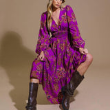 ELEGANTLY ELEVATED WOVEN MIDI DRESS
