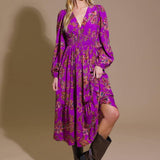 ELEGANTLY ELEVATED WOVEN MIDI DRESS