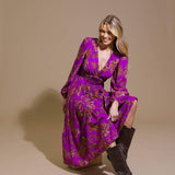 ELEGANTLY ELEVATED WOVEN MIDI DRESS