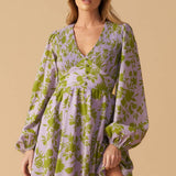 WINGS OF A DREAM WOVEN MINI DRESS