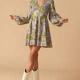 WINGS OF A DREAM WOVEN MINI DRESS