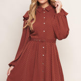 CALL IT LOVE WOVEN MINI DRESS