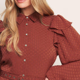 CALL IT LOVE WOVEN MINI DRESS
