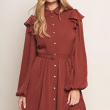 CALL IT LOVE WOVEN MINI DRESS