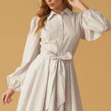 BEAUTY & STYLE WOVEN MINI DRESS