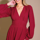 POSH PRESENCE WOVEN MIDI DRESS