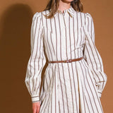 LUCKY TO HAVE YOU WOVEN MINI DRESS