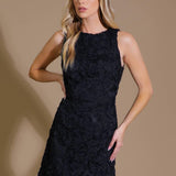 LOVE SWEPT WOVEN MINI DRESS