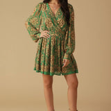 GOT ME WONDERING WOVEN MINI DRESS