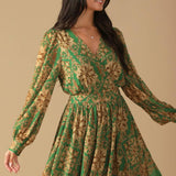 GOT ME WONDERING WOVEN MINI DRESS
