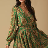 GOT ME WONDERING WOVEN MINI DRESS