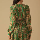 GOT ME WONDERING WOVEN MINI DRESS