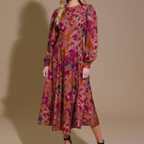 FOREVERMORE WOVEN MIDI DRESS