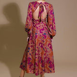 FOREVERMORE WOVEN MIDI DRESS