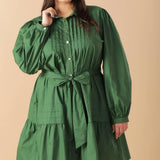 AESTHETIC POSE WOVEN MINI DRESS