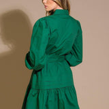 AESTHETIC POSE WOVEN MINI DRESS