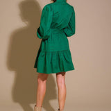 AESTHETIC POSE WOVEN MINI DRESS