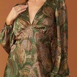 STICK SEASON WOVEN MIDI DRESS