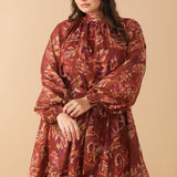 ARTISTIC ESSENCE WOVEN MINI DRESS