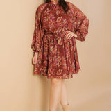 ARTISTIC ESSENCE WOVEN MINI DRESS