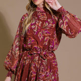 ARTISTIC ESSENCE WOVEN MINI DRESS