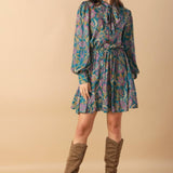 MUCH TO DO WOVEN MINI DRESS