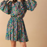 MUCH TO DO WOVEN MINI DRESS