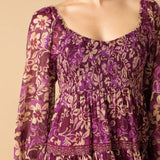SERENE RADIANCE WOVEN MINI DRESS