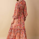 WHISPERING WILLOWS WOVEN MAXI DRESS