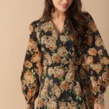 TIME TO EVOLVE WOVEN MIDI DRESS