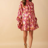 LUXE LEGACY WOVEN MINI DRESS