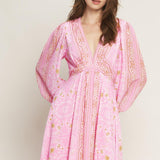 RIPPLES OF TIME WOVEN MAXI DRESS