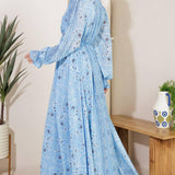 RIPPLES OF TIME WOVEN MAXI DRESS